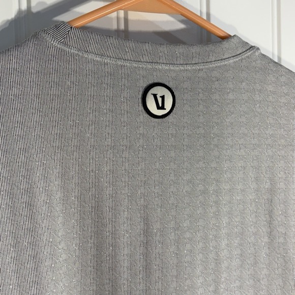 VUORI Women's Ribbed Crop Top Gray Small - Picture 4 of 6